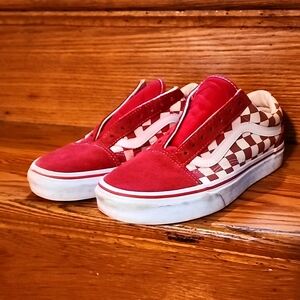 Vans Shoes Red/white checkers